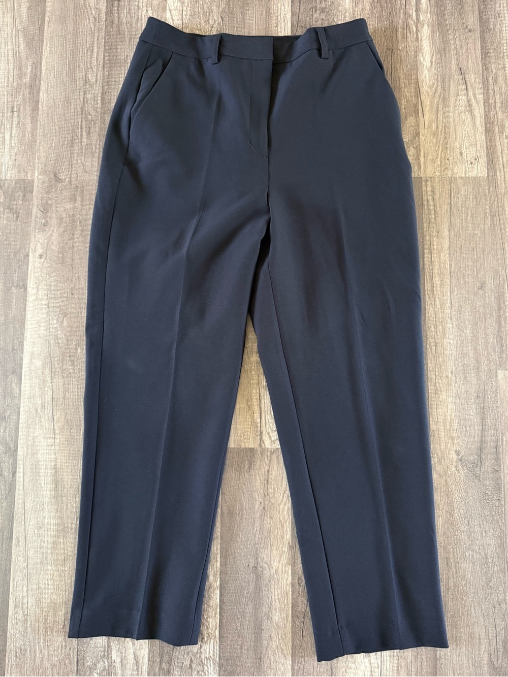 Express Pants Black Editor Studio Stretch Twill Super High Waisted Ankle Pant
